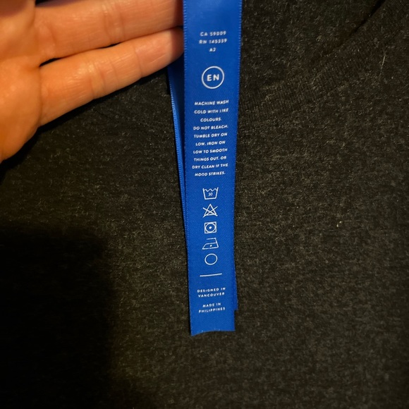 Kit and Ace Everywhere Maxi Dark Grey Dress Sz 10 - Picture 5 of 8